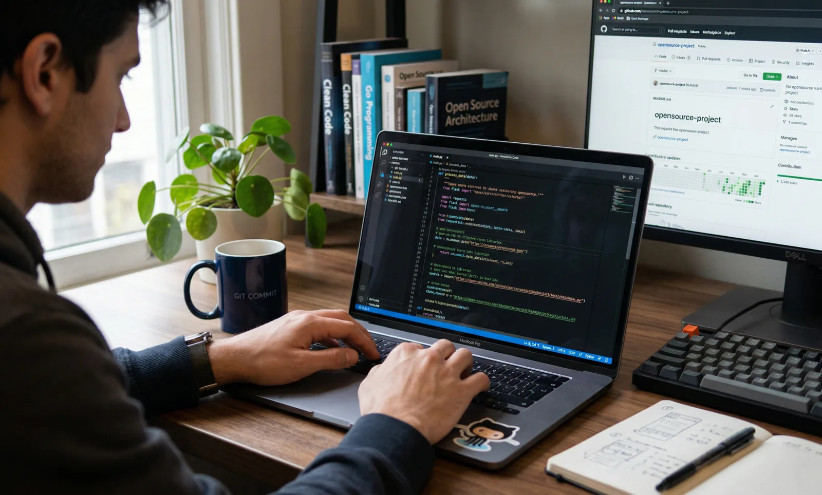 Illustration for: Why You Should Write Open-Source Code and How It Helps Your Career